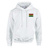 Sweat à capuche drapeau de la bolivie en broderie - pixelformaflag