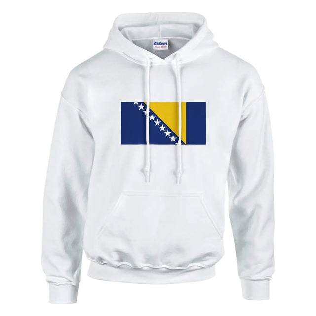 Sweat à capuche Drapeau de la Bosnie-Herzégovine - Pixelforma 