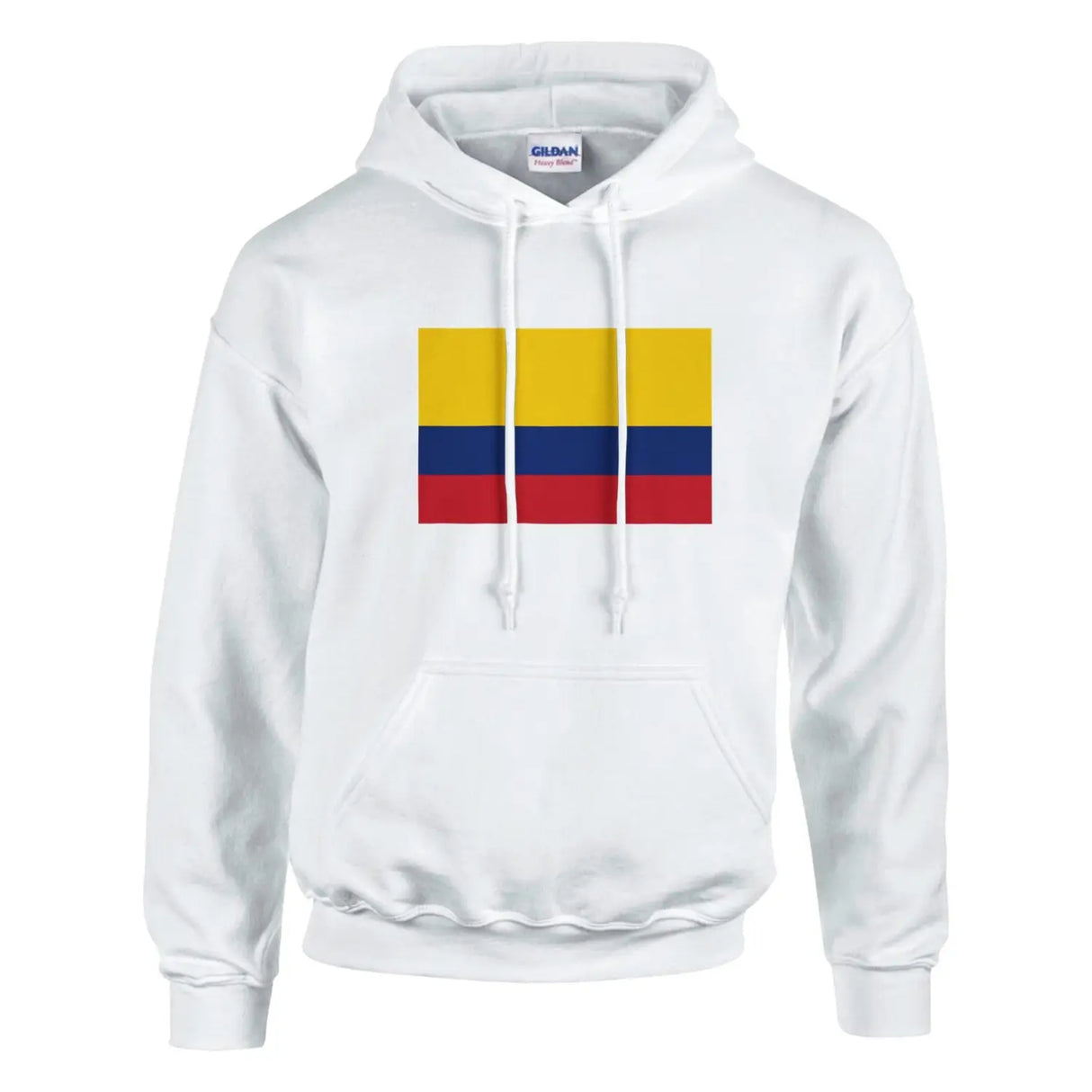 Sweat à capuche drapeau de la colombie - pixelformaflag