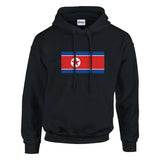 Sweat à capuche Drapeau de la Corée du Nord - Pixelforma 