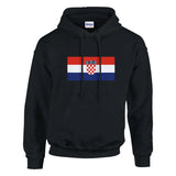 Sweat à capuche Drapeau de la Croatie - Pixelforma 