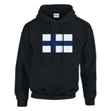 Sweat à capuche Drapeau de la Finlande - Pixelforma 