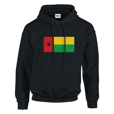 Sweat à capuche drapeau de la guinée-bissau - pixelforma
