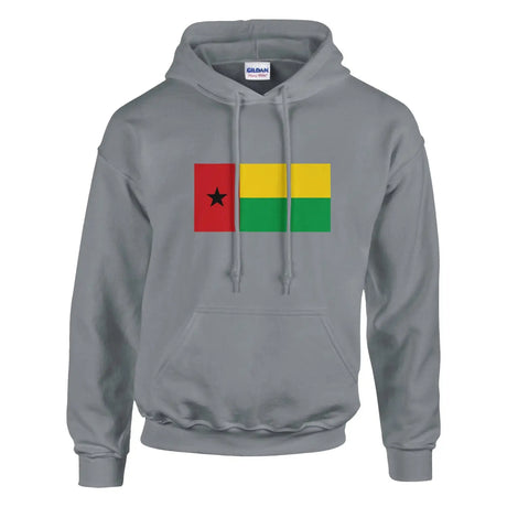Sweat à capuche drapeau de la guinée-bissau - pixelforma