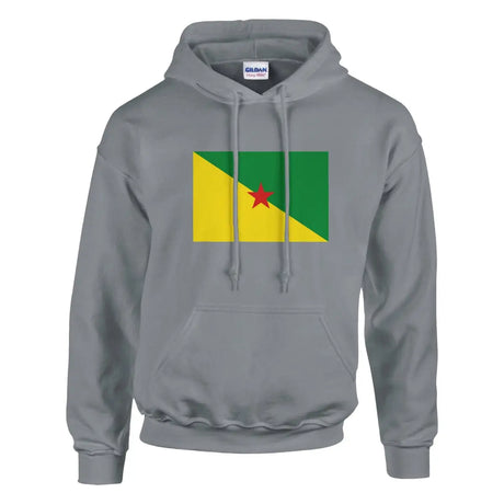 Sweat à capuche Drapeau de la Guyane - Pixelforma 