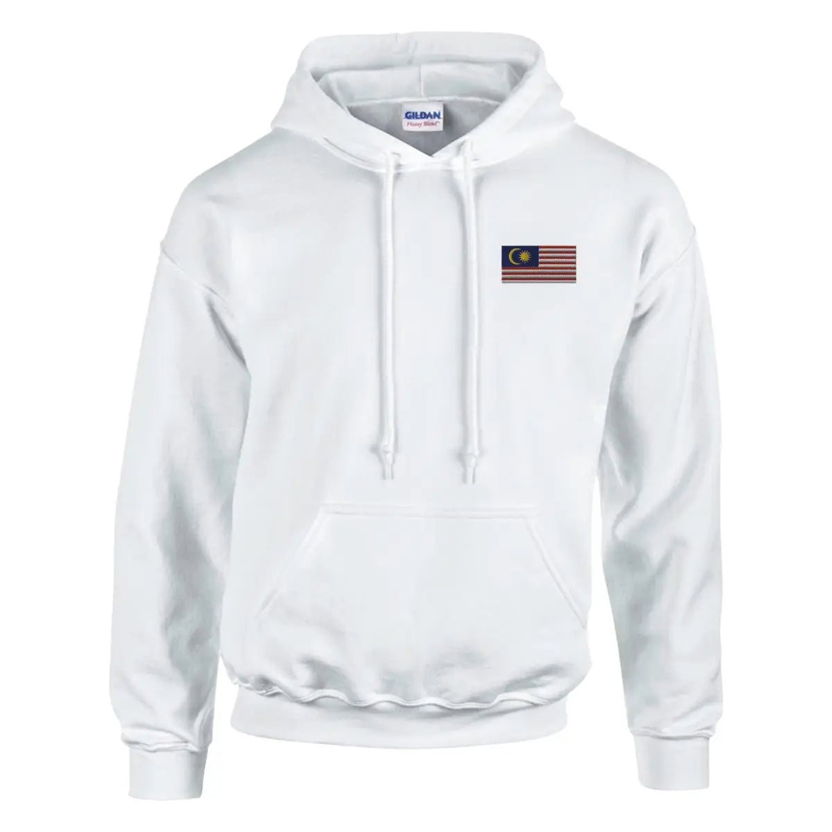 Sweat à capuche drapeau de la malaisie en broderie - pixelformaflag