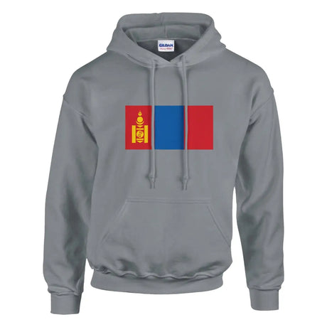 Sweat à capuche Drapeau de la Mongolie - Pixelforma 