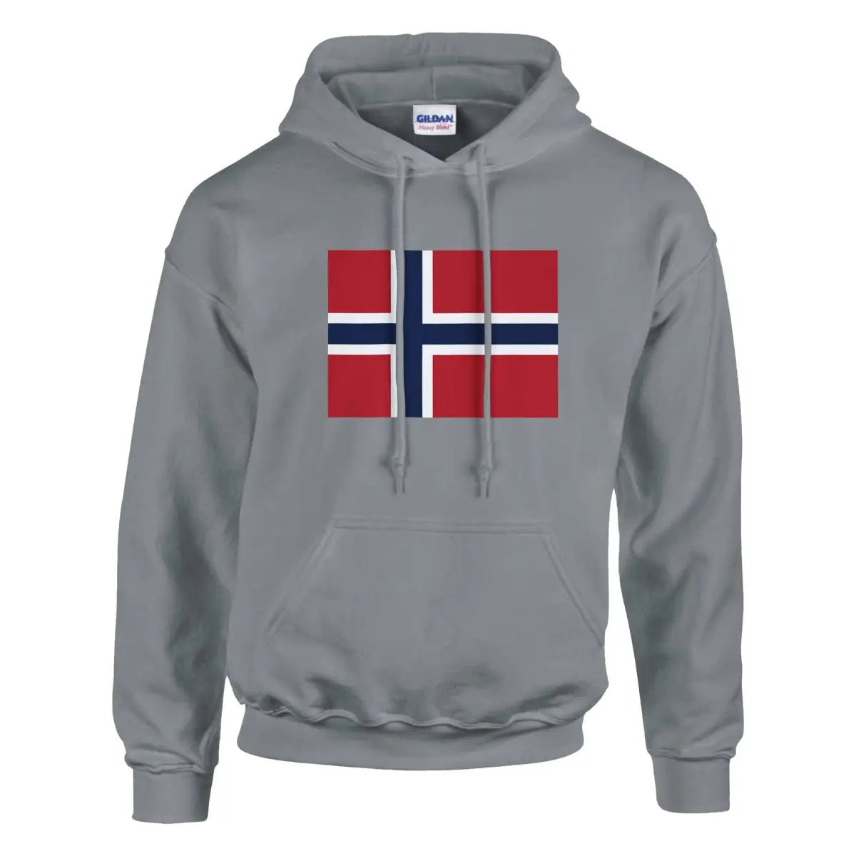 Sweat à capuche Drapeau de la Norvège - Pixelforma 