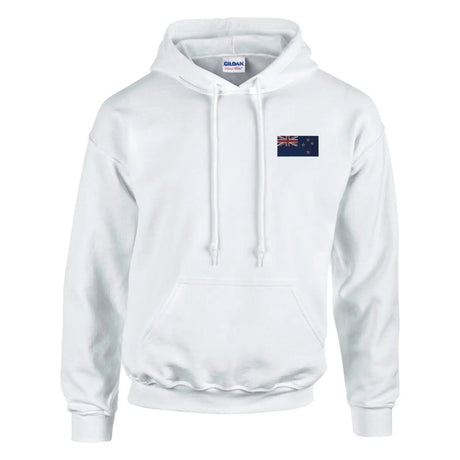 Sweat à capuche drapeau de la nouvelle-zélande en broderie - pixelformaflag