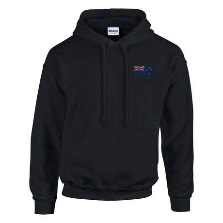 Sweat à capuche drapeau de la nouvelle-zélande en broderie - pixelformaflag