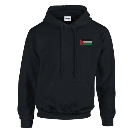 Sweat à capuche Drapeau de la Palestine en broderie - Pixelforma 