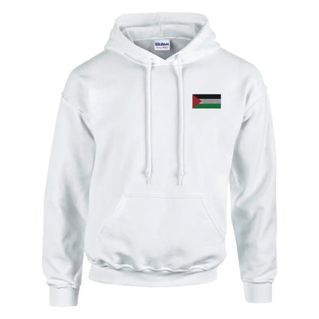 Sweat à capuche drapeau de la palestine en broderie - pixelformaflag