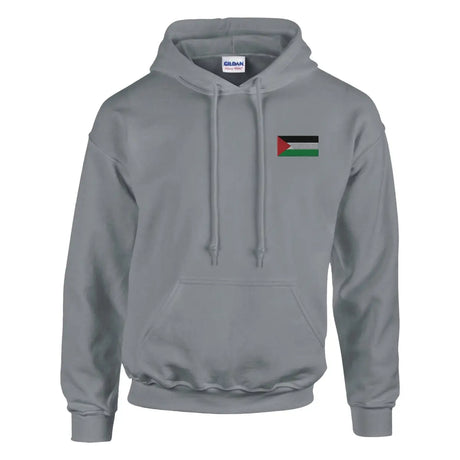 Sweat à capuche drapeau de la palestine en broderie - pixelformaflag