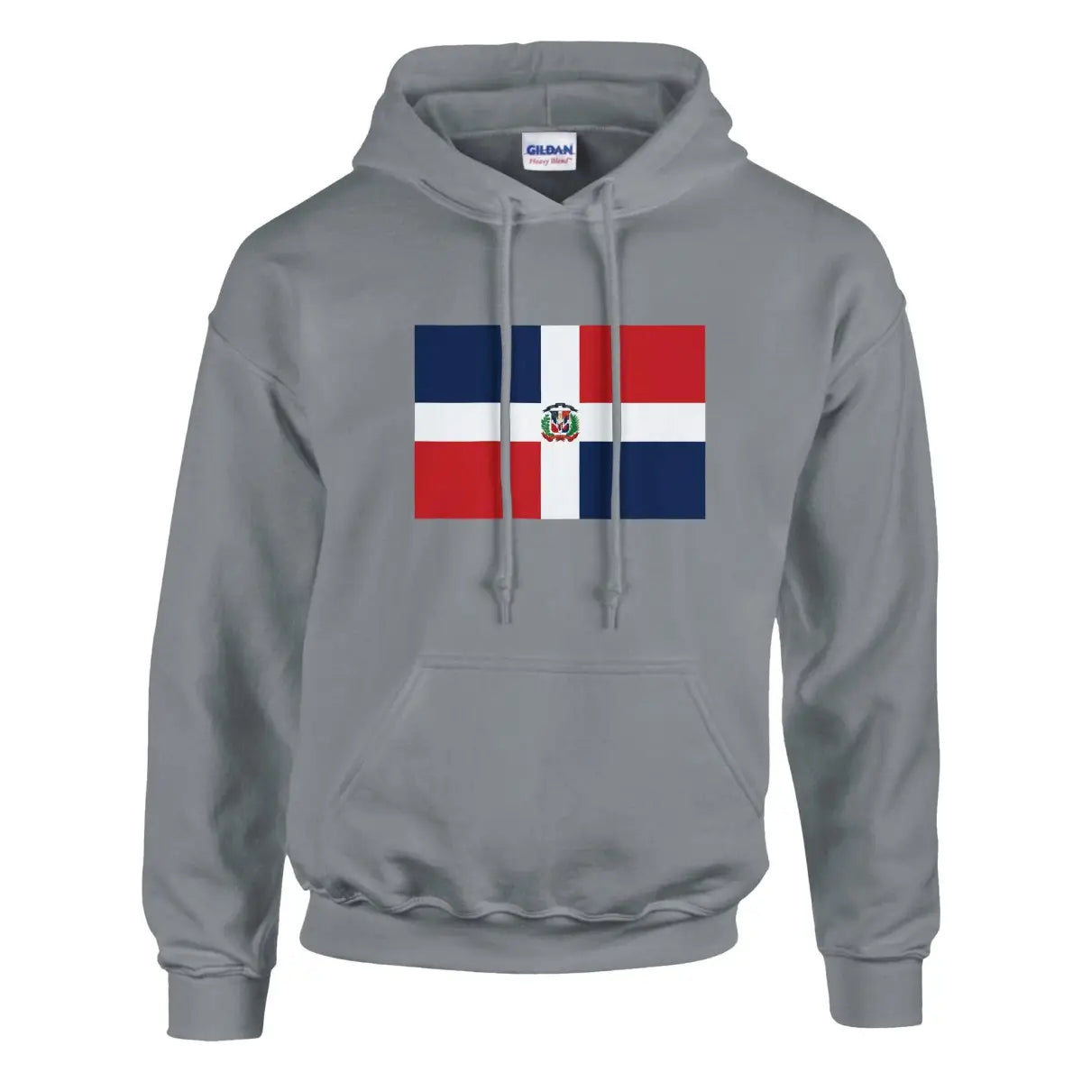 Sweat à capuche Drapeau de la République dominicaine - Pixelforma 