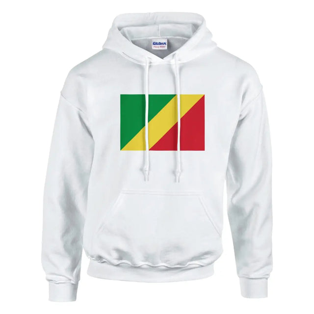 Sweat à capuche Drapeau de la république du Congo - Pixelforma 