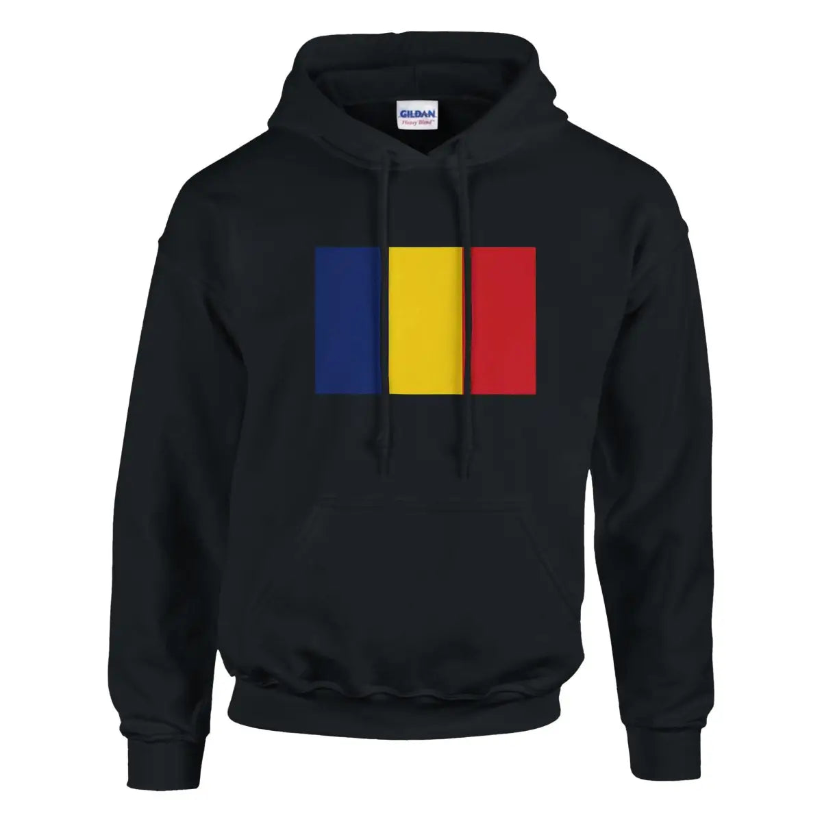 Sweat à capuche Drapeau de la Roumanie - Pixelforma 