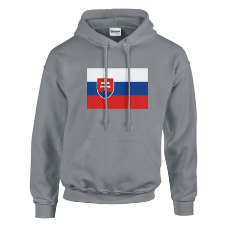 Sweat à capuche Drapeau de la Slovaquie - Pixelforma 