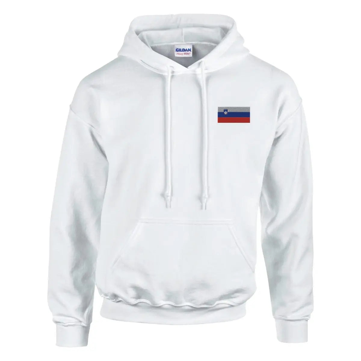 Sweat à capuche Drapeau de la Slovénie en broderie - Pixelforma 