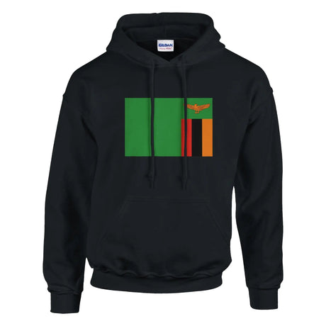 Sweat à capuche drapeau de la zambie - pixelformaflag