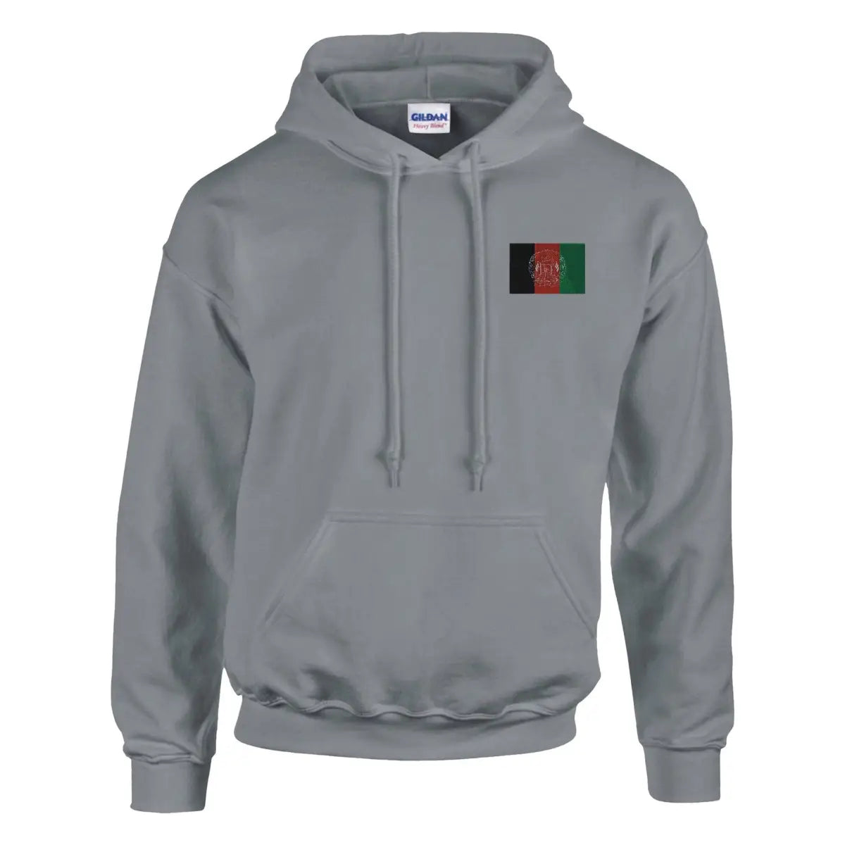 Sweat à capuche drapeau de l’afghanistan en broderie - pixelformaflag