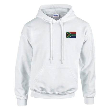 Sweat à capuche drapeau de l’afrique du sud en broderie - pixelformaflag
