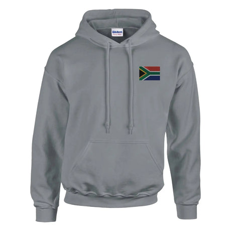 Sweat à capuche drapeau de l’afrique du sud en broderie - pixelformaflag