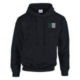 Sweat à capuche drapeau de l’algérie en broderie - pixelformaflag