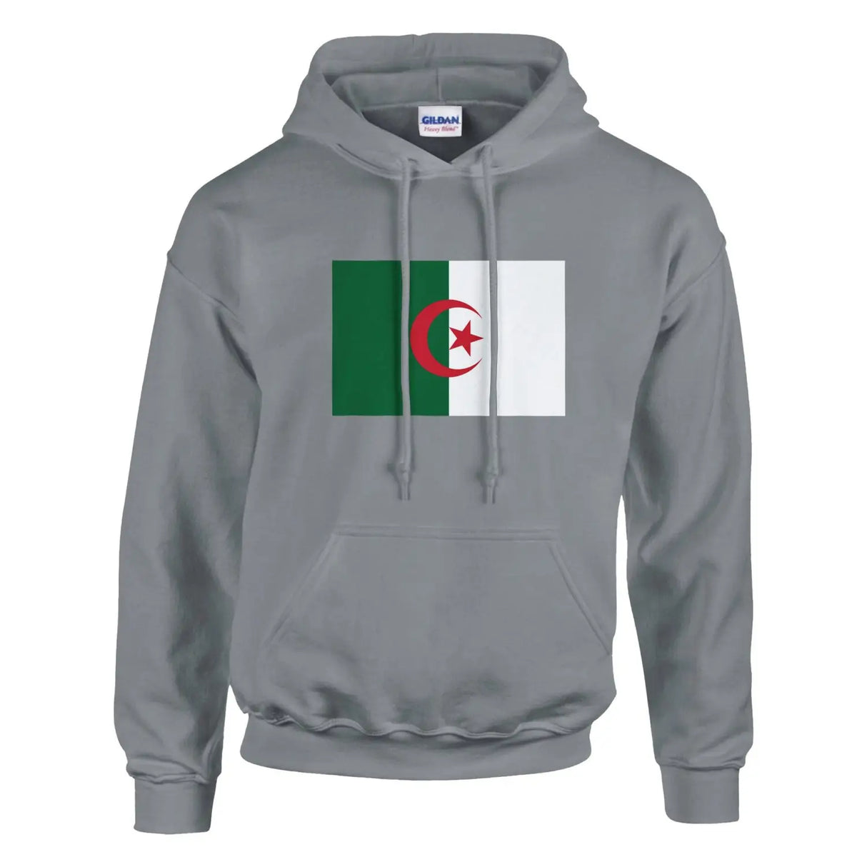 Sweat à capuche drapeau de l’algérie - pixelformaflag