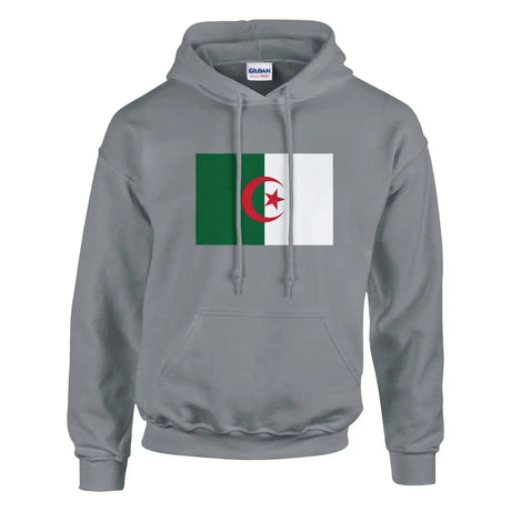 Sweat à capuche drapeau de l’algérie - pixelformaflag