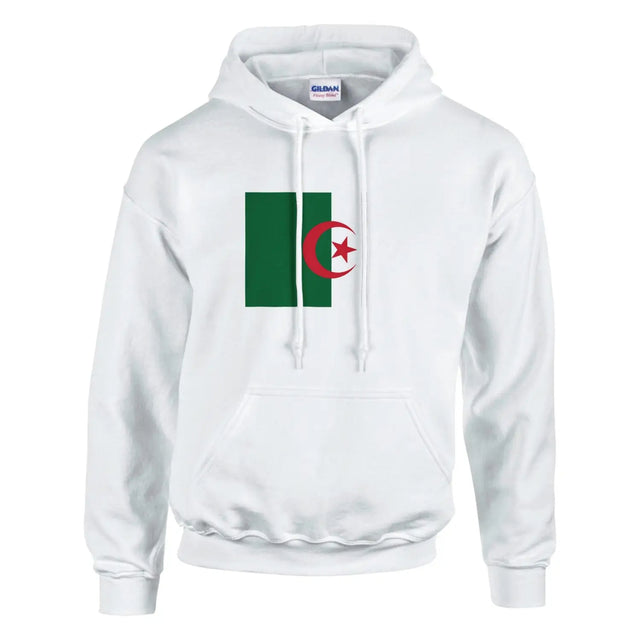 Sweat à capuche drapeau de l’algérie - pixelformaflag
