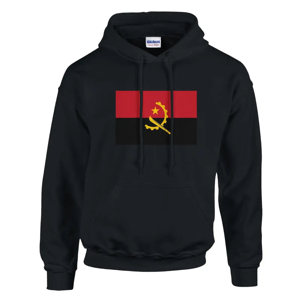 Sweat à capuche Drapeau de l'Angola - Pixelforma 