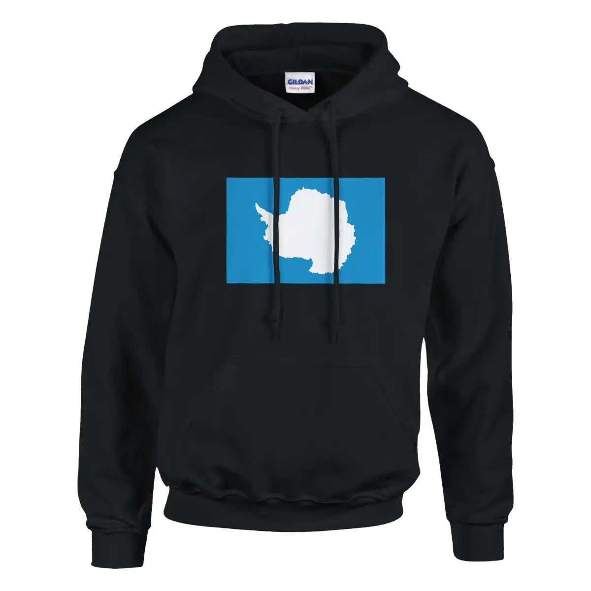 Sweat à capuche Drapeau de l'Antarctique - Pixelforma 