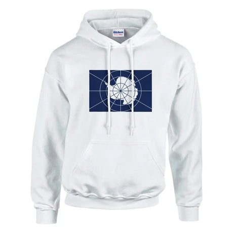 Sweat à capuche Drapeau de l'Antarctique officiel - Pixelforma 