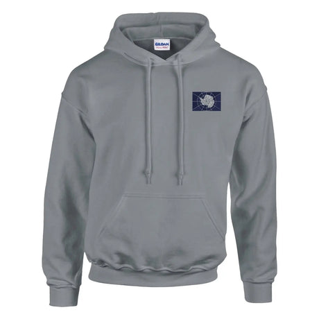 Sweat à capuche drapeau de l’antarctique officiel en broderie - pixelformaflag
