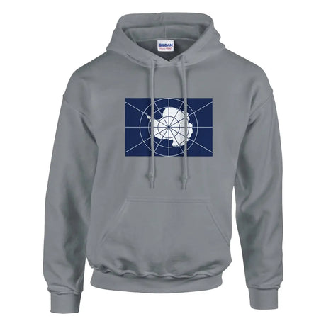 Sweat à capuche Drapeau de l'Antarctique officiel - Pixelforma 