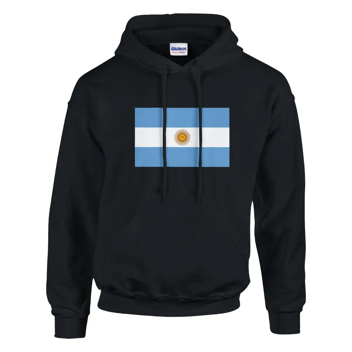 Sweat à capuche Drapeau de l'Argentine - Pixelforma 