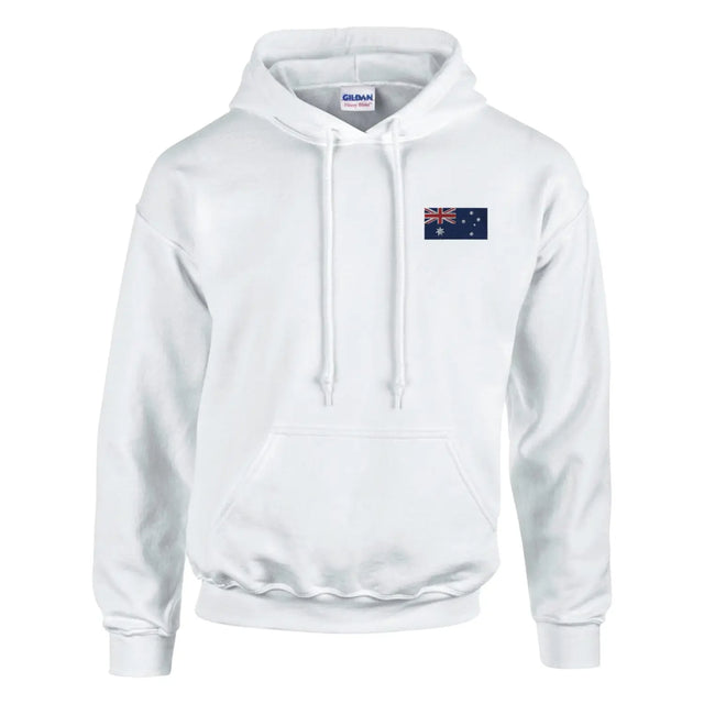 Sweat à capuche drapeau de l’australie en broderie - pixelformaflag
