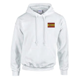 Sweat à capuche drapeau de l’espagne en broderie - pixelformaflag