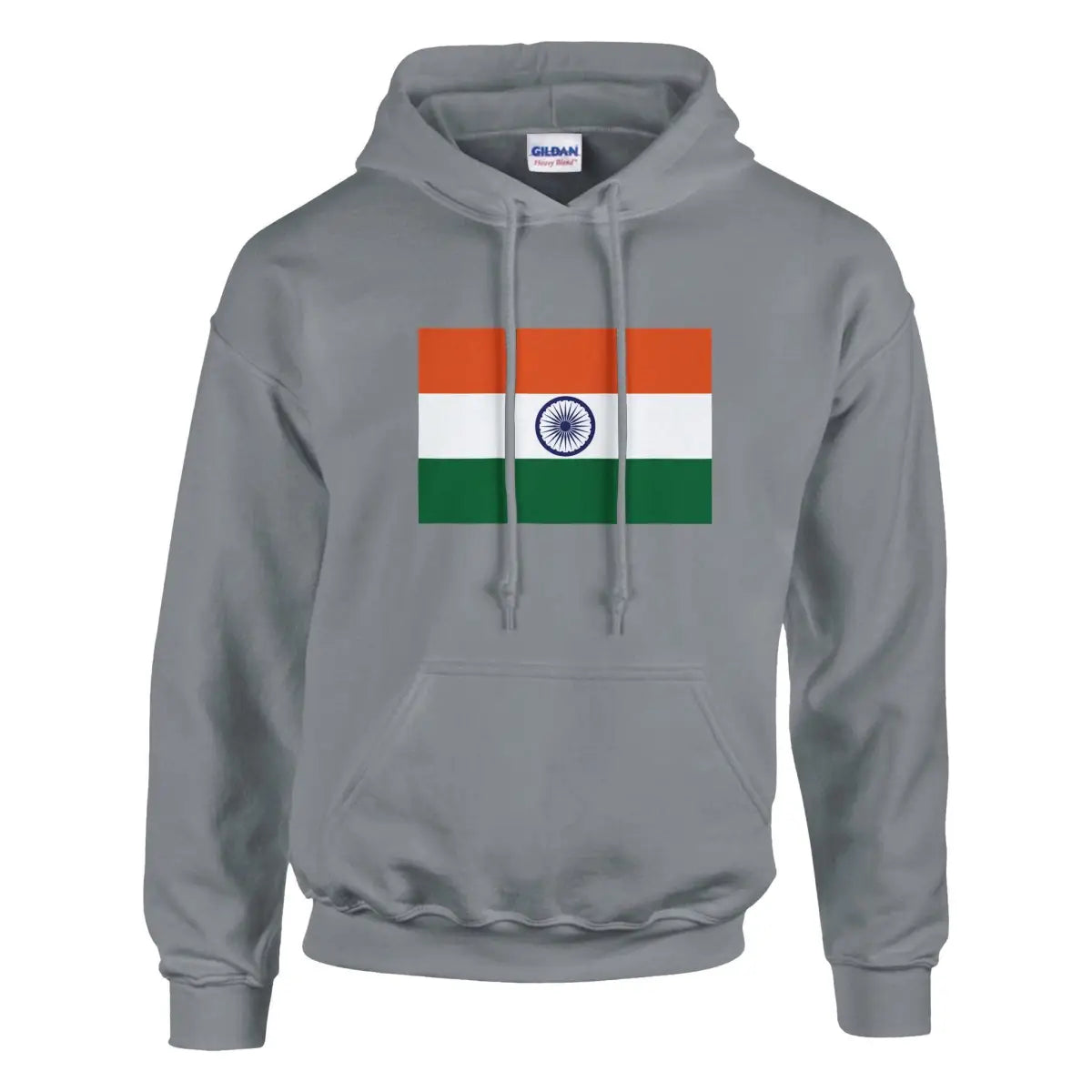 Sweat à capuche Drapeau de l'Inde - Pixelforma 