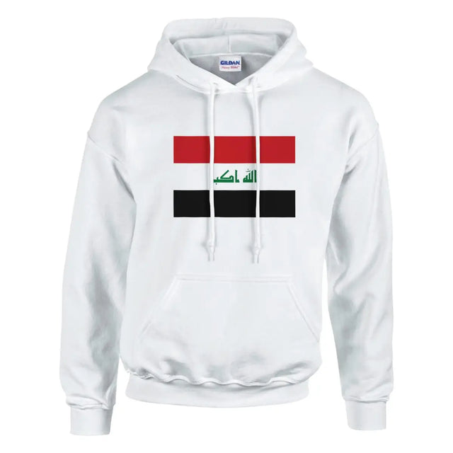 Sweat à capuche Drapeau de l'Irak - Pixelforma 