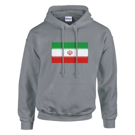 Sweat à capuche drapeau de l’iran - pixelformaflag