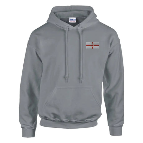 Sweat à capuche drapeau de l’irlande du nord en broderie - pixelformaflag