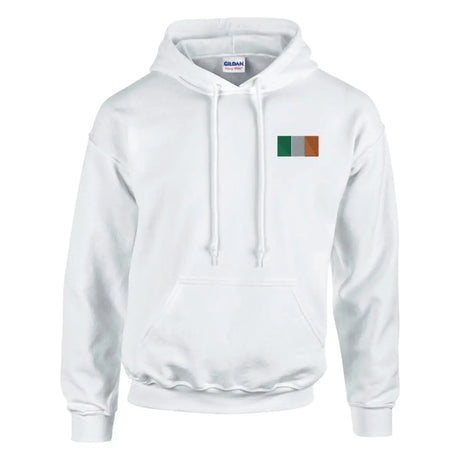 Sweat à capuche Drapeau de l'Irlande en broderie - Pixelforma 