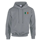 Sweat à capuche Drapeau de l'Irlande en broderie - Pixelforma 