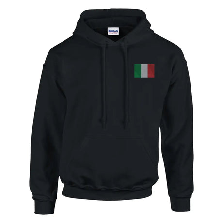 Sweat à capuche Drapeau de l'Italie en broderie - Pixelforma 