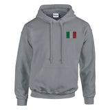 Sweat à capuche drapeau de l’italie en broderie - pixelformaflag
