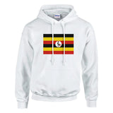 Sweat à capuche Drapeau de l'Ouganda - Pixelforma 