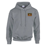 Sweat à capuche drapeau de l’ouganda en broderie - pixelformaflag