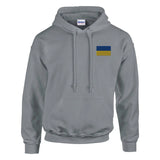 Sweat à capuche Drapeau de l'Ukraine en broderie - Pixelforma 