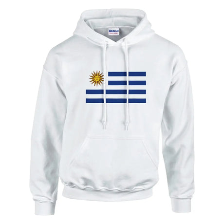 Sweat à capuche Drapeau de l'Uruguay - Pixelforma 